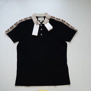 Black Color GUCCI Men’s Polo T-shirt